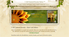 Desktop Screenshot of iamnaturalbeauty.com